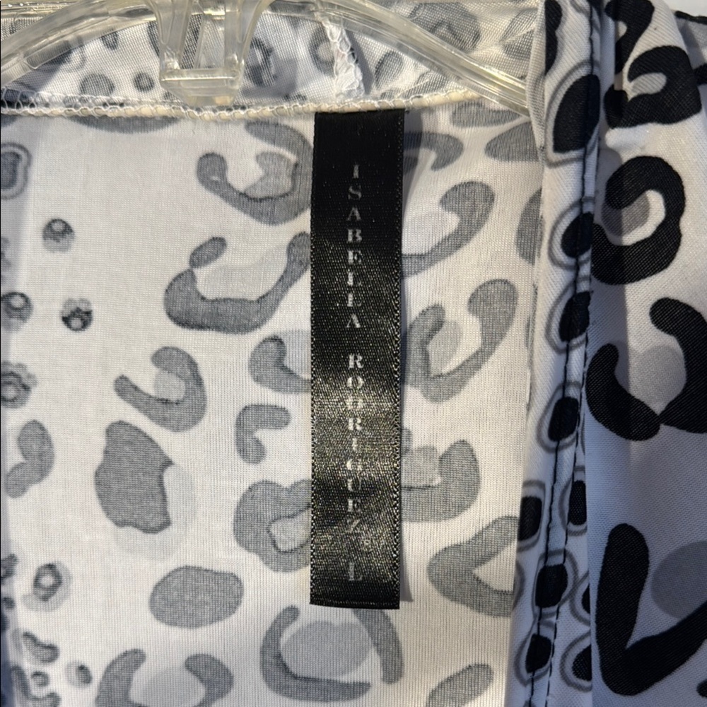 Isabella Rodriguez Leopard Print Open Front Toppe… - image 3